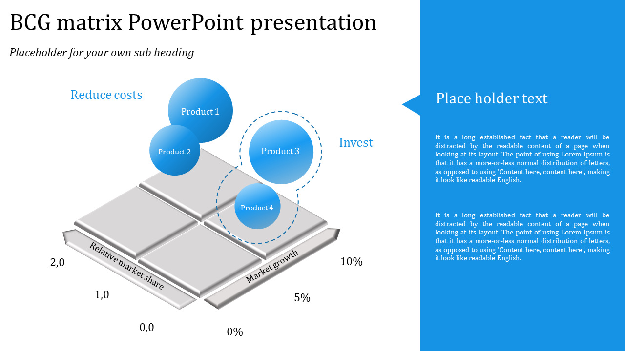 bcg matrix powerpoint presentation-style 1